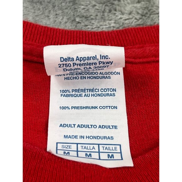 Vintage Coke Mens Medium Red Shirt "Its The Real Thing" Delta Pro Weight Retro - Picture 6 of 7